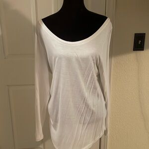 White Old Navy, loose blouse